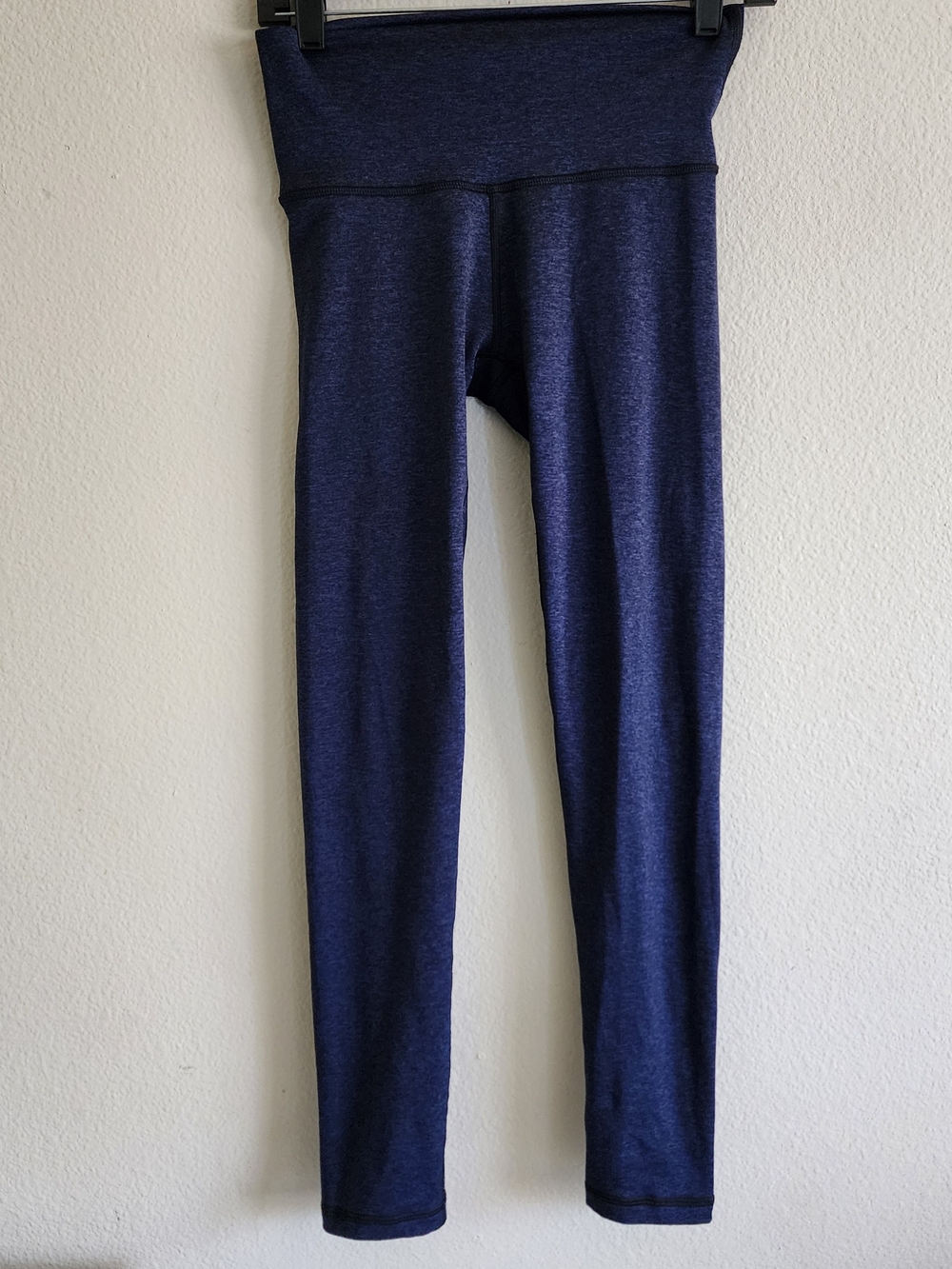 Aerie Chill Play Move High Waisted Heathered Blue Leggings Size M